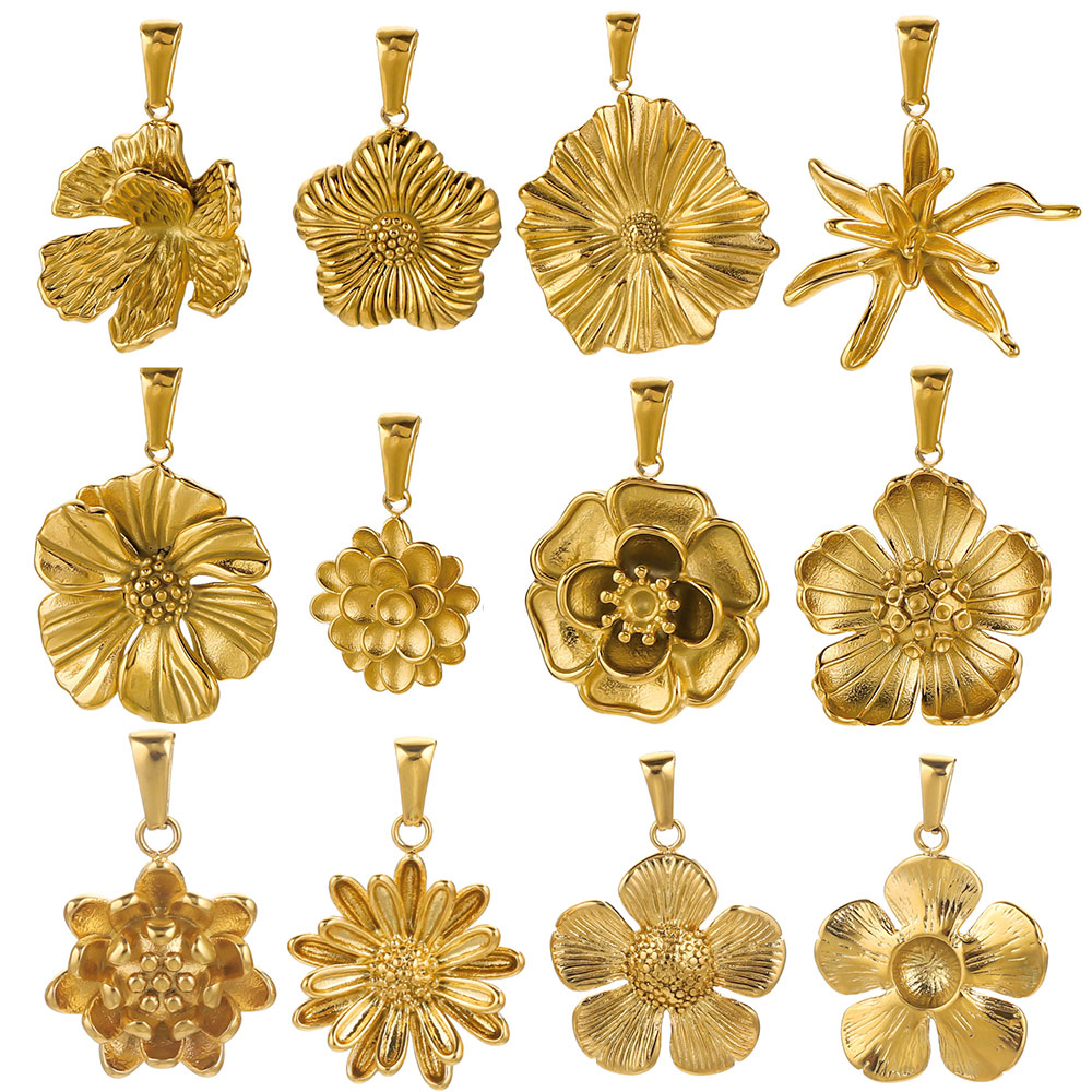 Ethnic Fashion Accessories - 2 PCS Lot Stainless Steel Charms