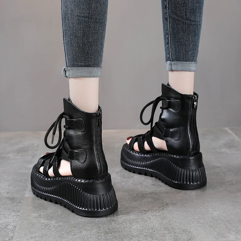 8CM Ethnic Cow Genuine Leather - đánh giá và giá Ethnic Fashion For Ladies