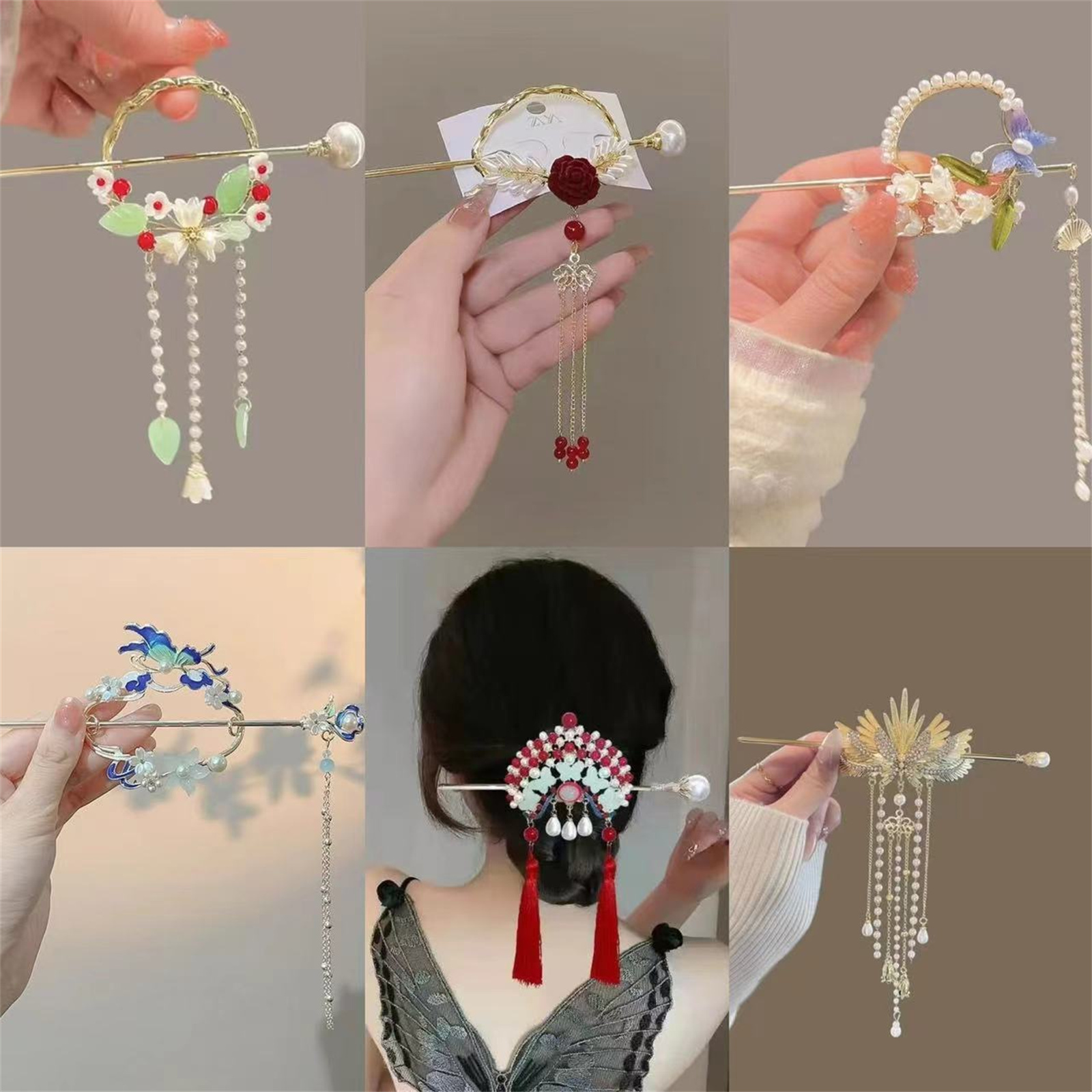 Ethnic Style Hairpin For Women - đánh giá và giá Ethnic Fashion Accessories