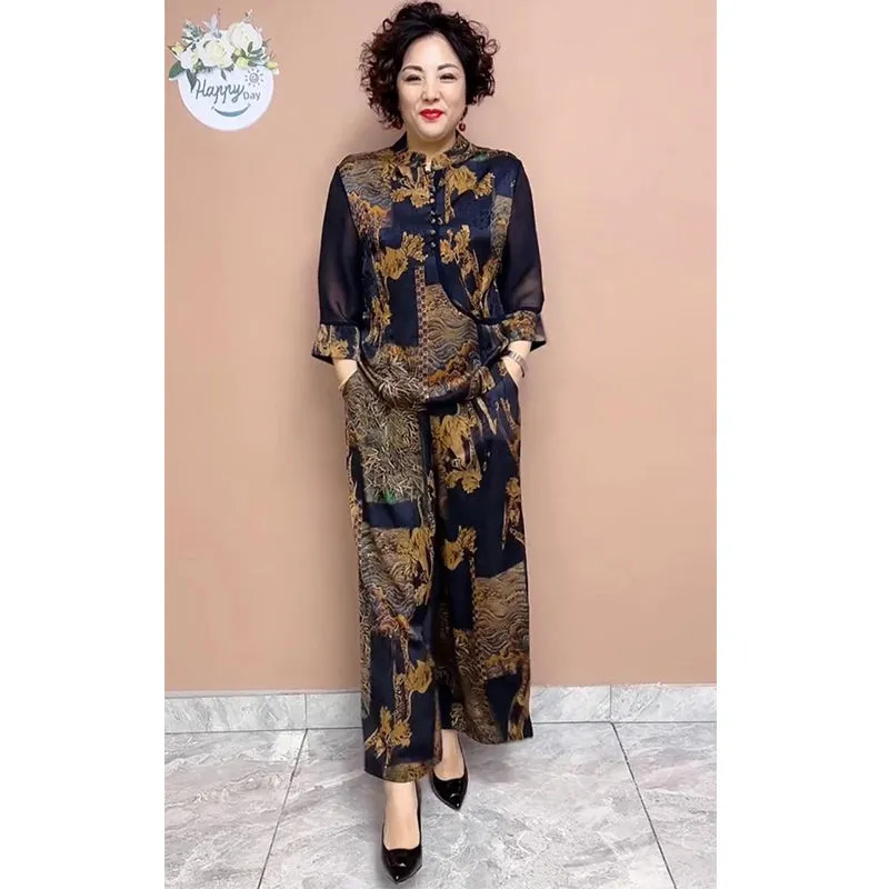 2025 New Wide Leg Trouser Set  - đánh giá và giá Ethnic Fashion For Ladies