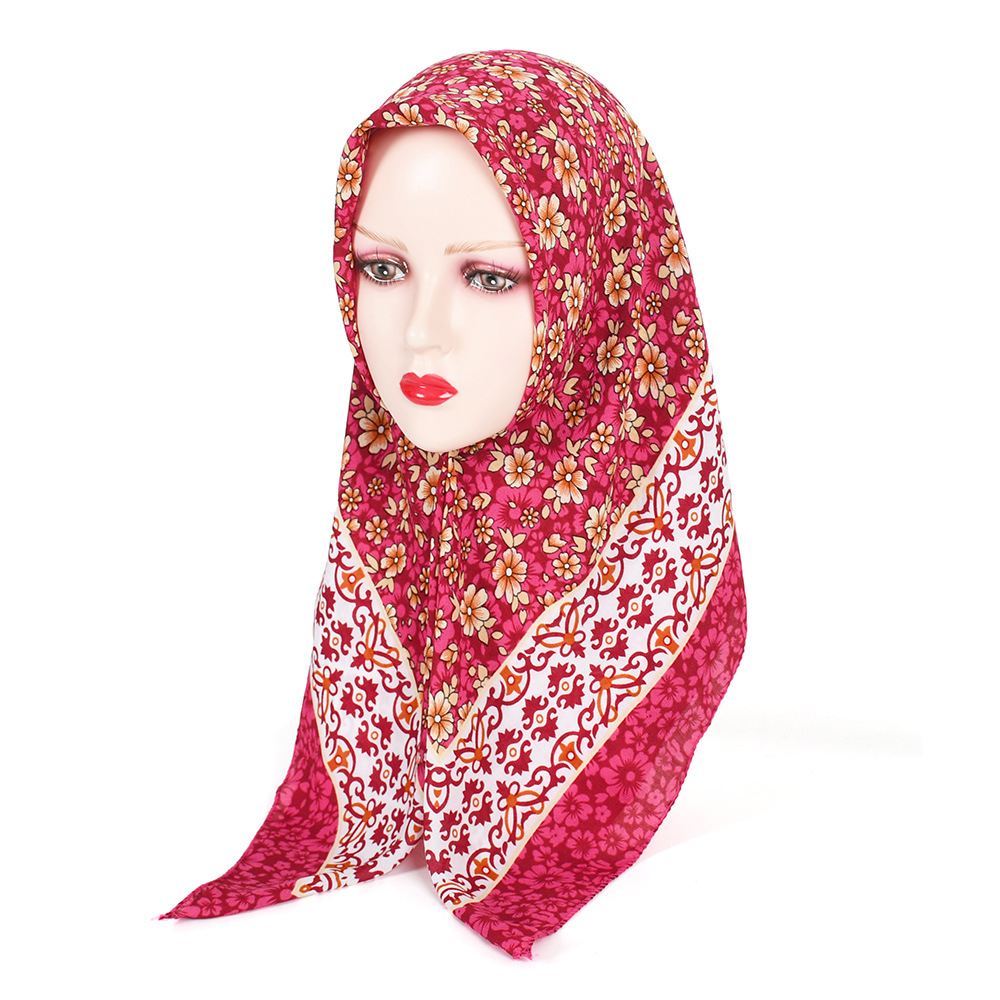 85*85cm Pastoral Style Women H - đánh giá và giá Ethnic Fashion For Ladies