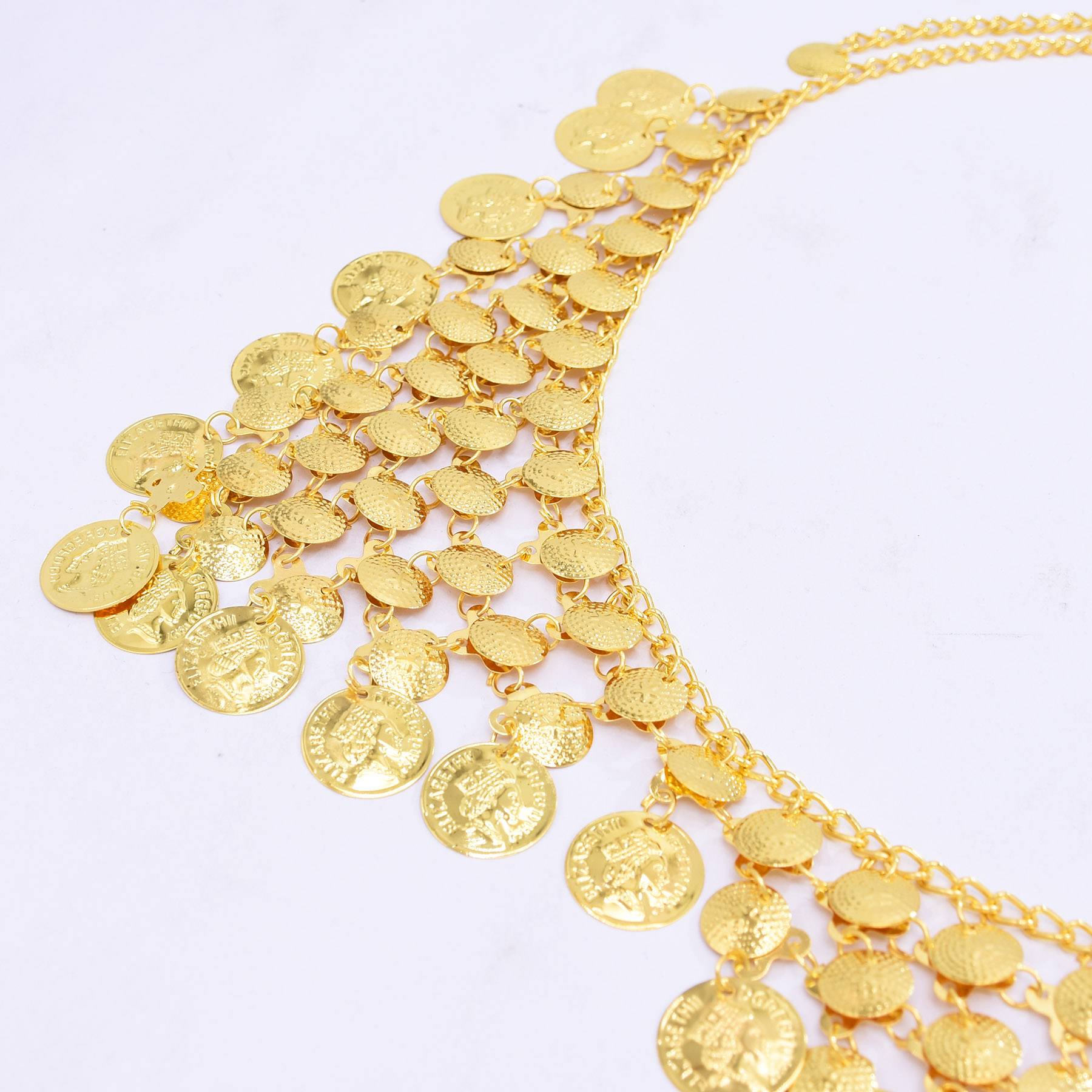 Trendy Luxury Gold Coin Pendan - đánh giá và giá Ethnic Fashion Accessories