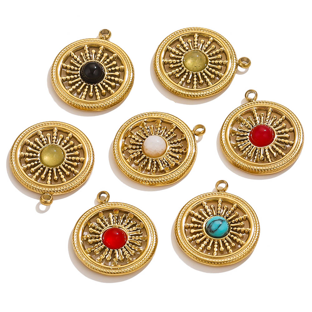 4pcs Stainless Steel Flower Fa - đánh giá và giá Ethnic Fashion Accessories